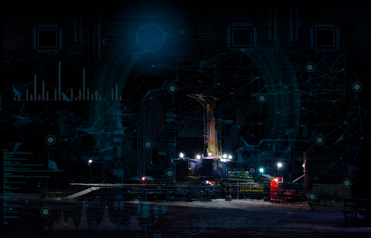 Conceptual overview of the integrated digital oilfield leveraging oil and gas automation.