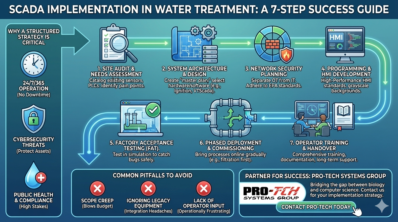 Scada System Implementation SCADA Implementation in Water Treatment: A 7-Step Success Guide