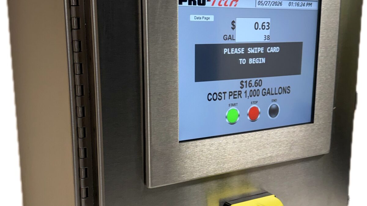 Bulk water fill stations - PRO-TECH cashless control panel