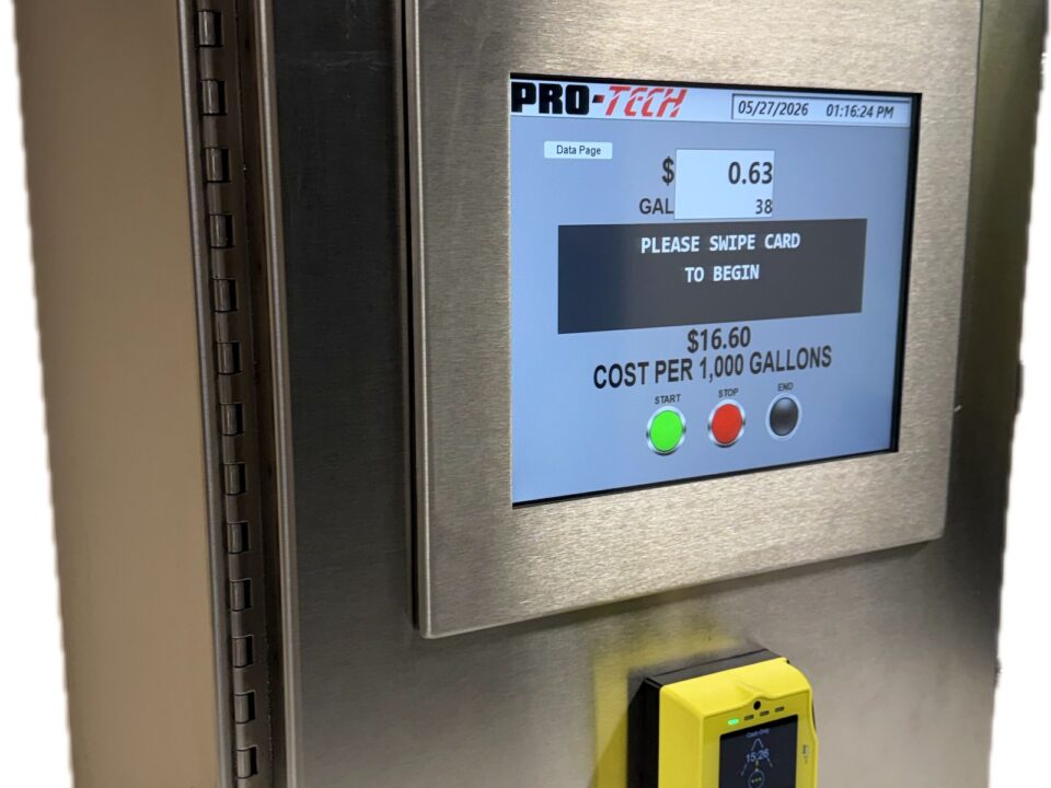Bulk water fill stations - PRO-TECH cashless control panel