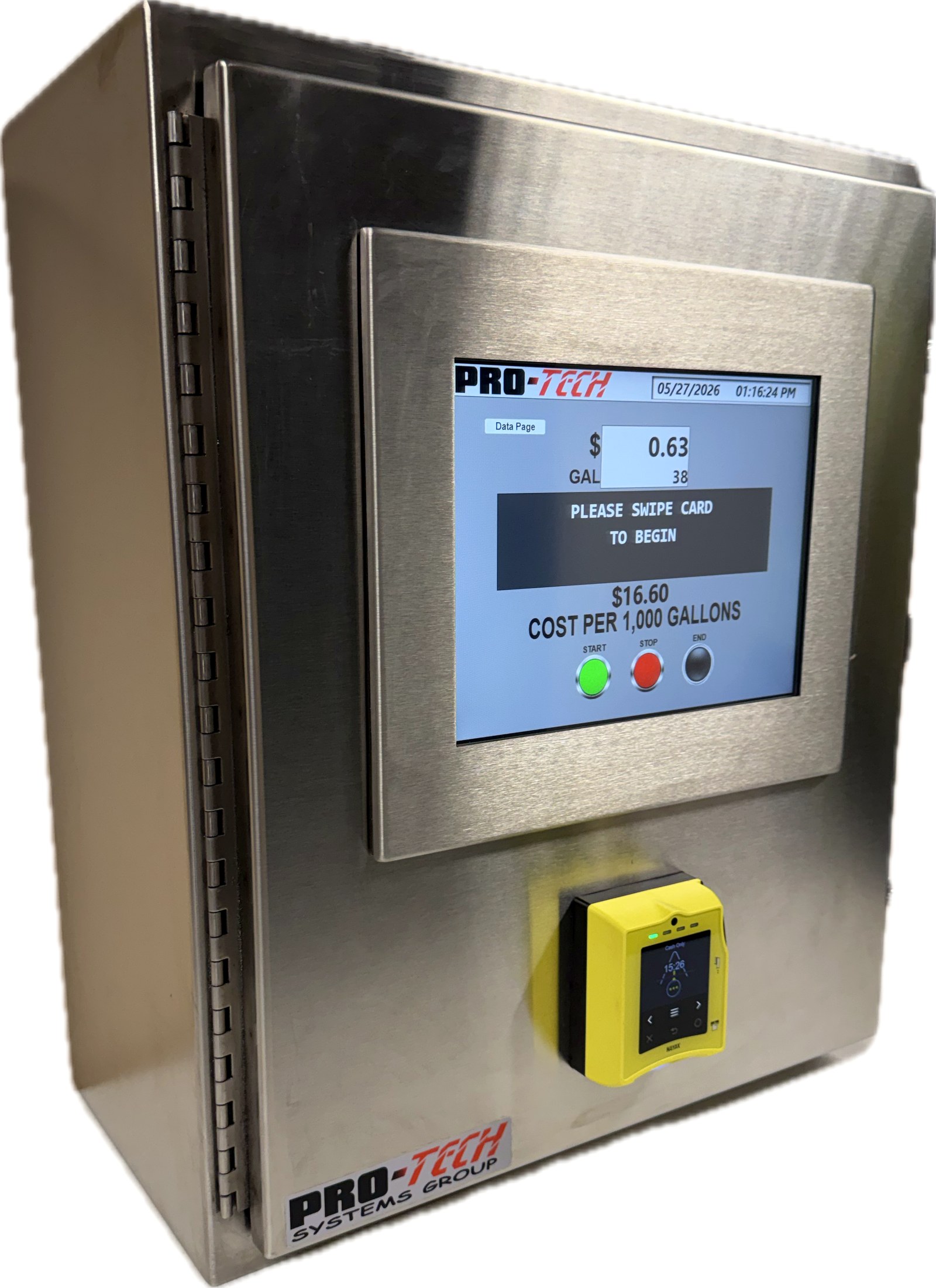Bulk water fill stations - PRO-TECH cashless control panel