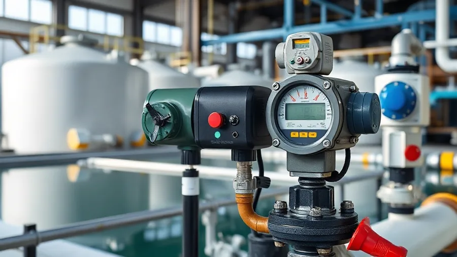 instrumentation calibration, Field instruments at a water treatment plant